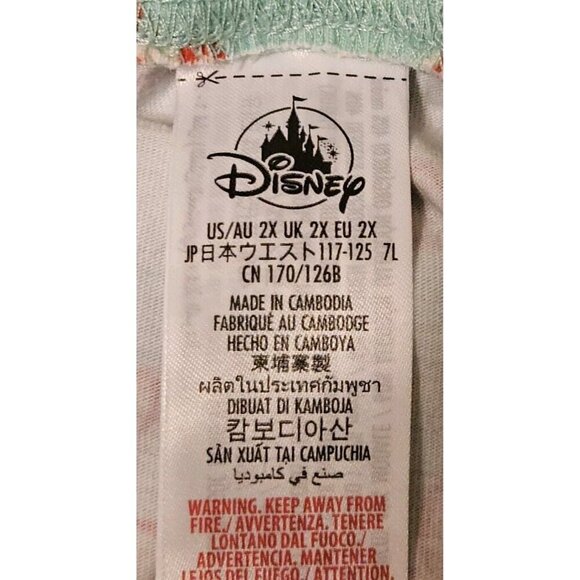 Disney Parks Womens Plus Size 2x Holiday Treats Pj Pajama Set - Picture 6 of 7